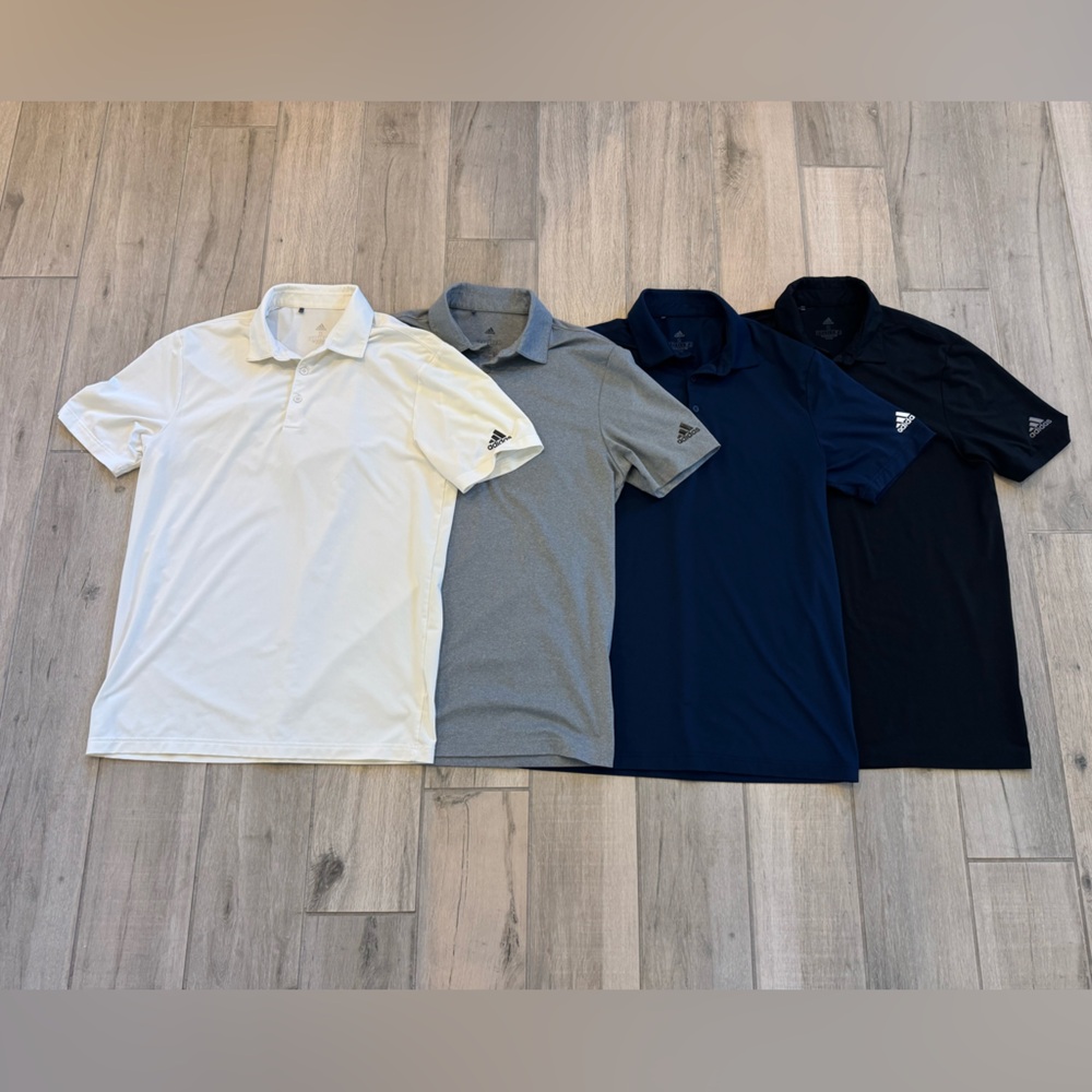CORE ADIDAS PERFORMANCE
PRIMEGREEN POLO SHIRT BUNDLE